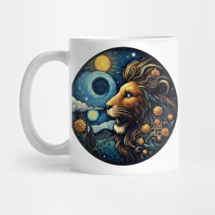 ZODIAC Leo - Astrological LEO - LEO - ZODIAC sign - Van Gogh style - 26 Mug